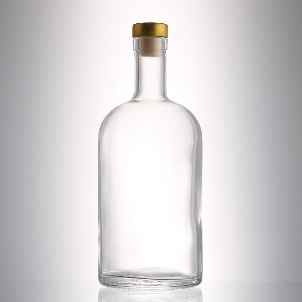 China Empty 1000 ml round shape liquor wine bottle  Manufacturers, Supplier