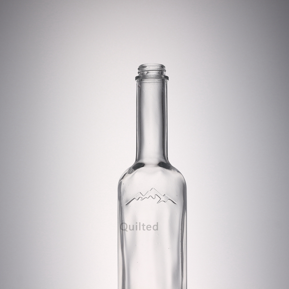 China 350 ml clear liquor glass vodka bottle with screw Manufacturer, Manufacturers