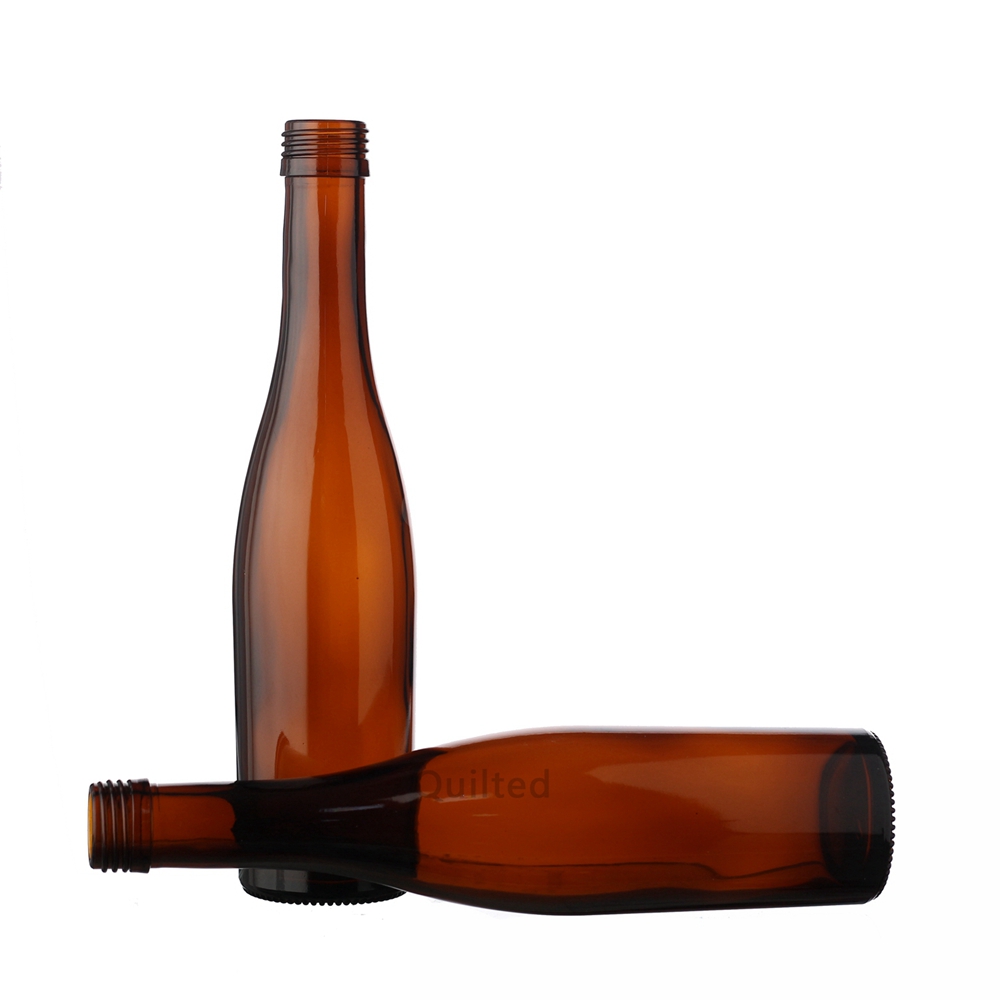 Wholesale 250 ml brown color liquor glass wine bottle with screw  Manufacturer, Suppliers