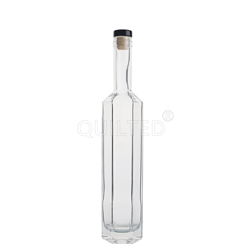 China 375 ml Hexagonal shape liquor glass brandy bottle  Manufacturer, Suppliers