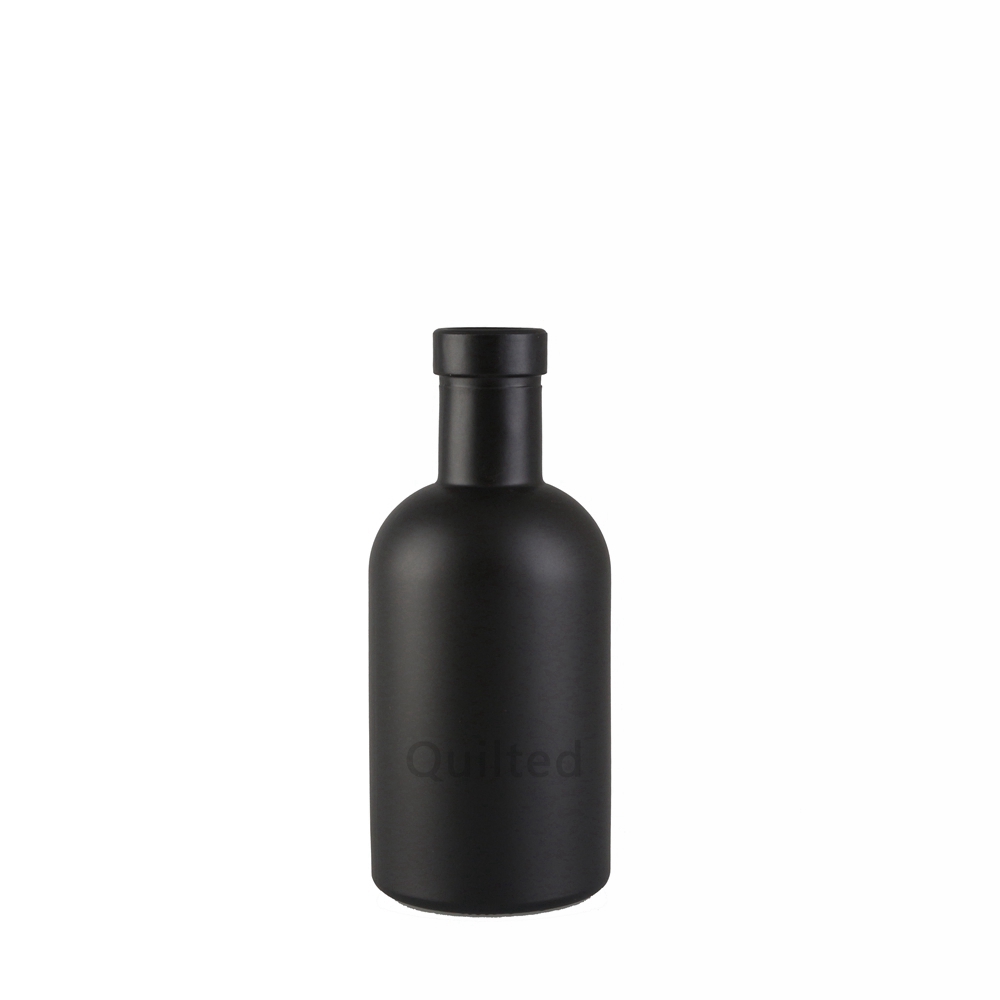 Wholesale Custom 100 ml matte black liquor glass bottle  Supplier, Suppliers