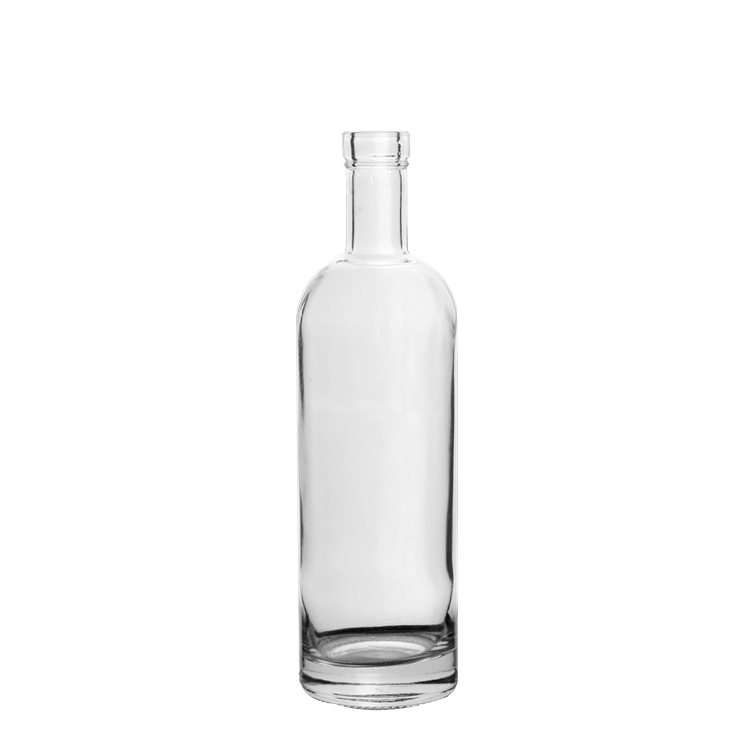 China 500ml Round Shape Clear Liquor Glass Bottles Manufacturers, Suppliers