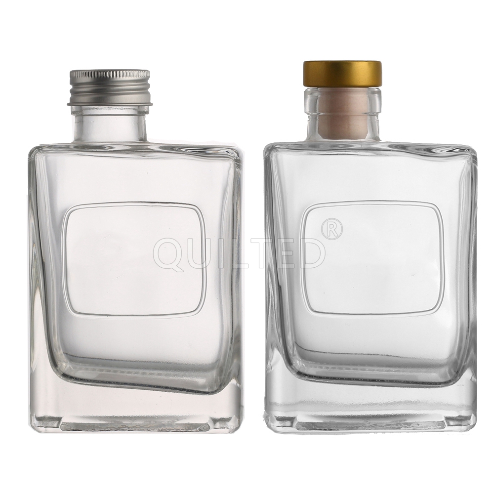 Wholesale 250 ml square shape liquor glass vodka bottle  Manufacturers, Supplier