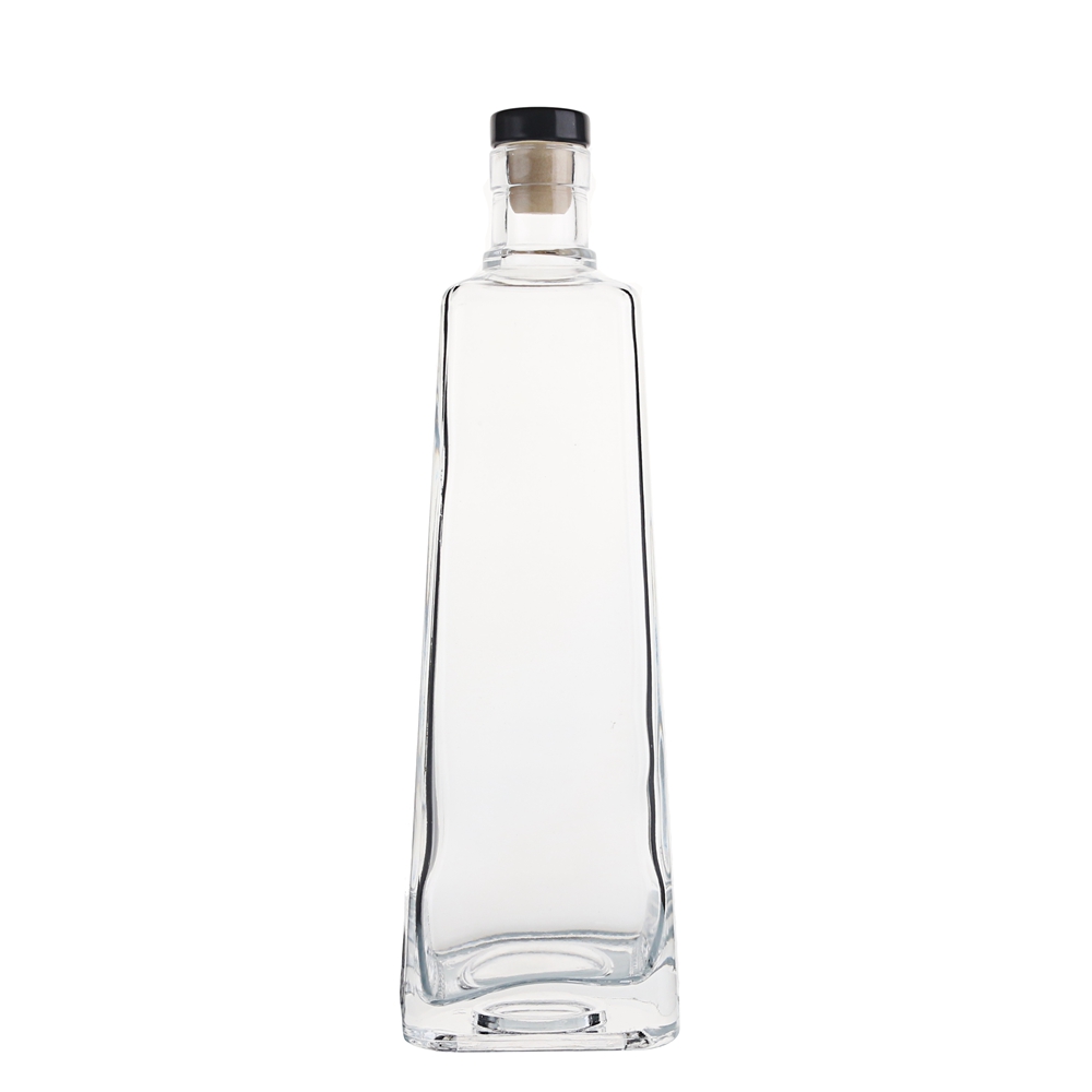 China Design clear glass 700 ml liquor bottle with cork  Supplier, Suppliers