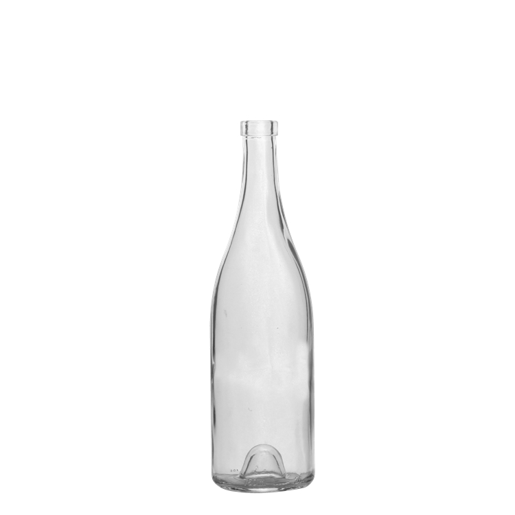 Wholesale 750ml Clear Glass Bourgogne Marquise Wine Bottles Manufacturer, Supplier