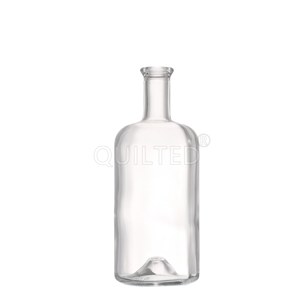 Wholesale Design 700 ml glass vodka bottle with cork  Manufacturer, Supplier