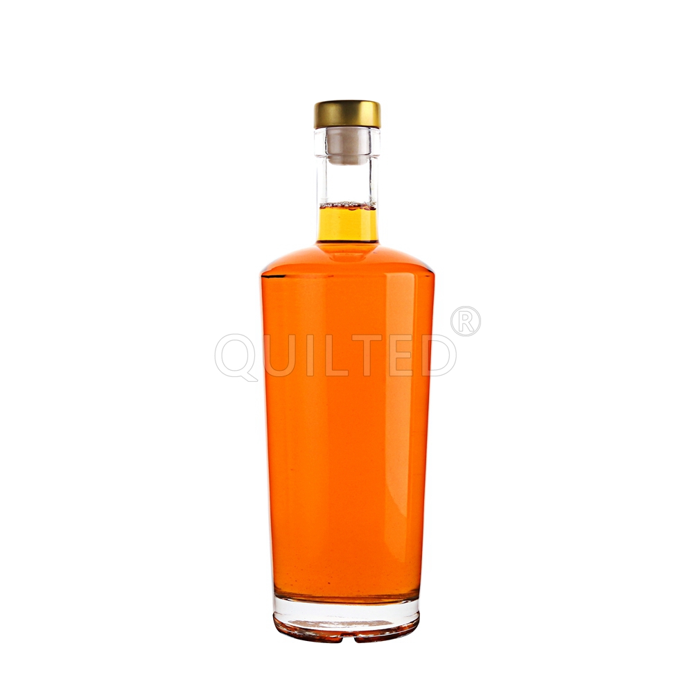 China 700 ml Round Clear Liquor GLass Vodka Bottle  Manufacturer, Suppliers