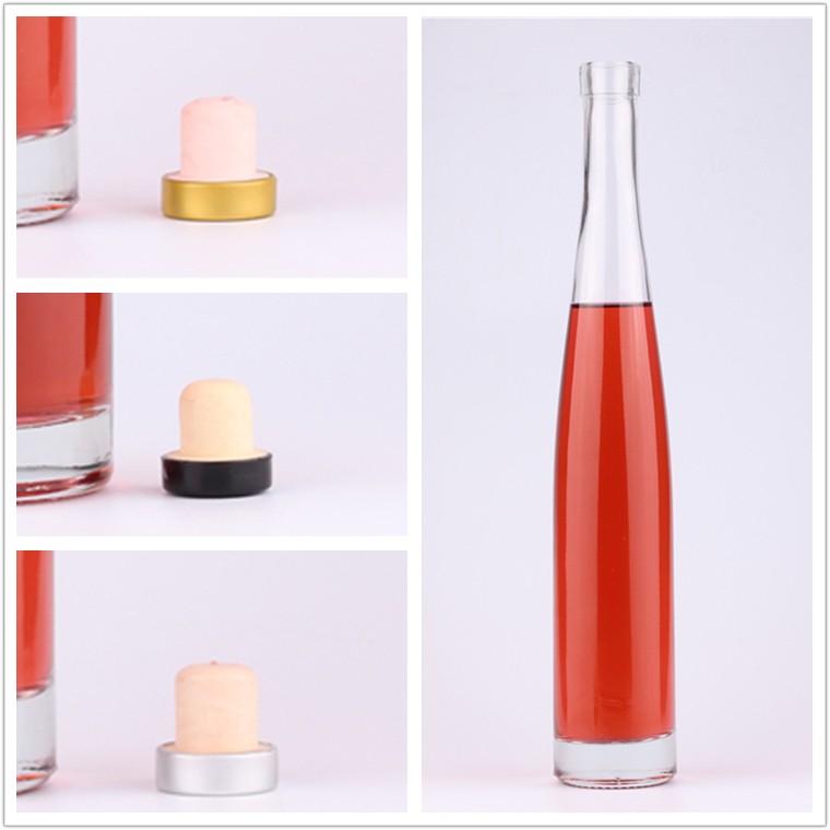 Wholesale custom clear liquor 500 ml glass bottle with cork  Manufacturer, Suppliers