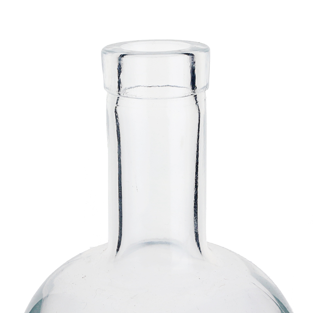 China Custom 700 ml round shape liquor bottle with cork  Supplier, Suppliers