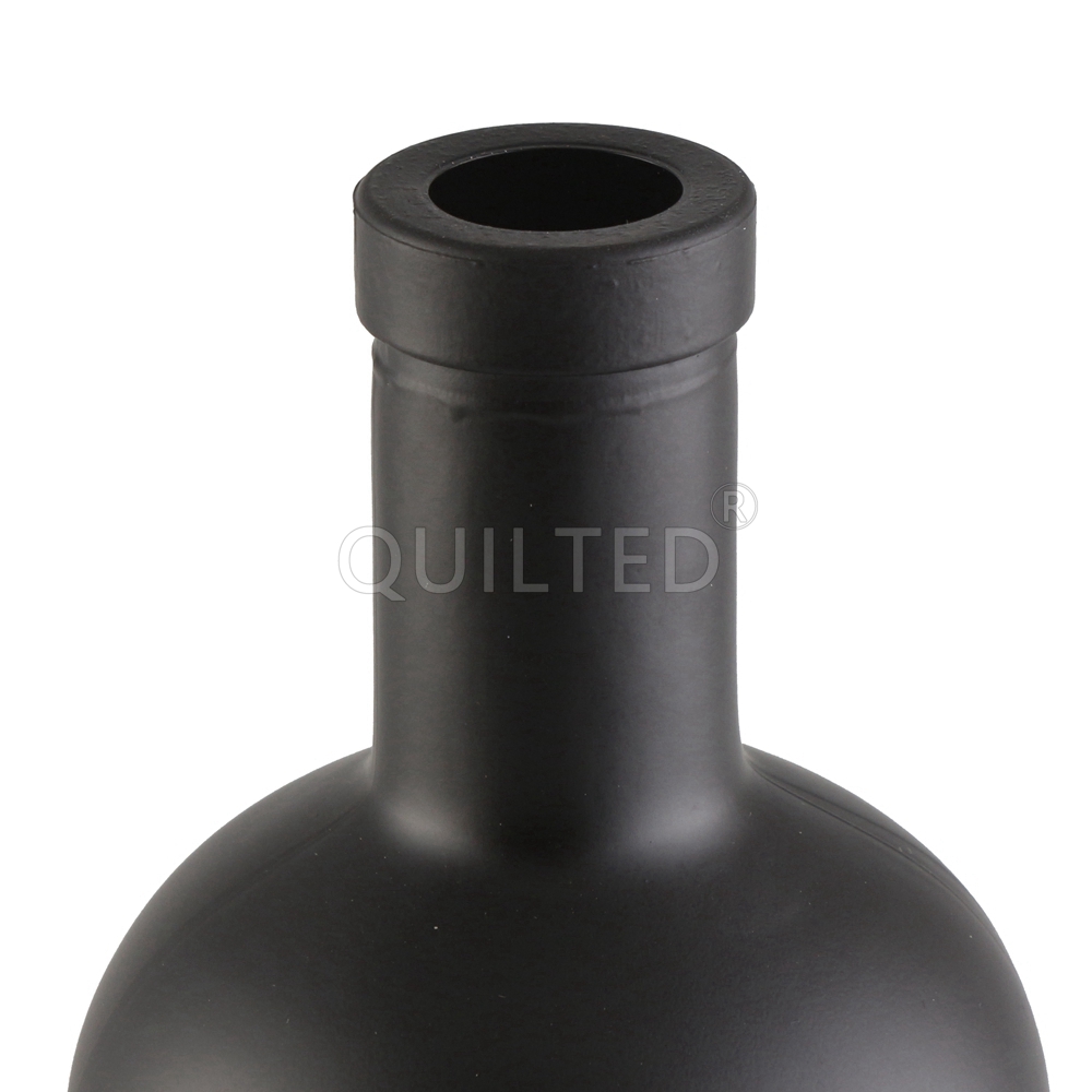 Wholesale 200 ml black round liquor glass vodka bottle  Manufacturers, Supplier