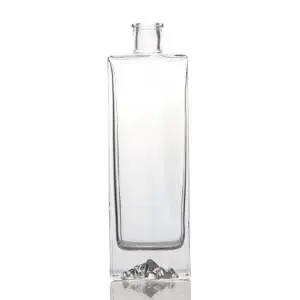 500ml iceberg shape liquor glass bottles — unique sculptural spirit packaging
