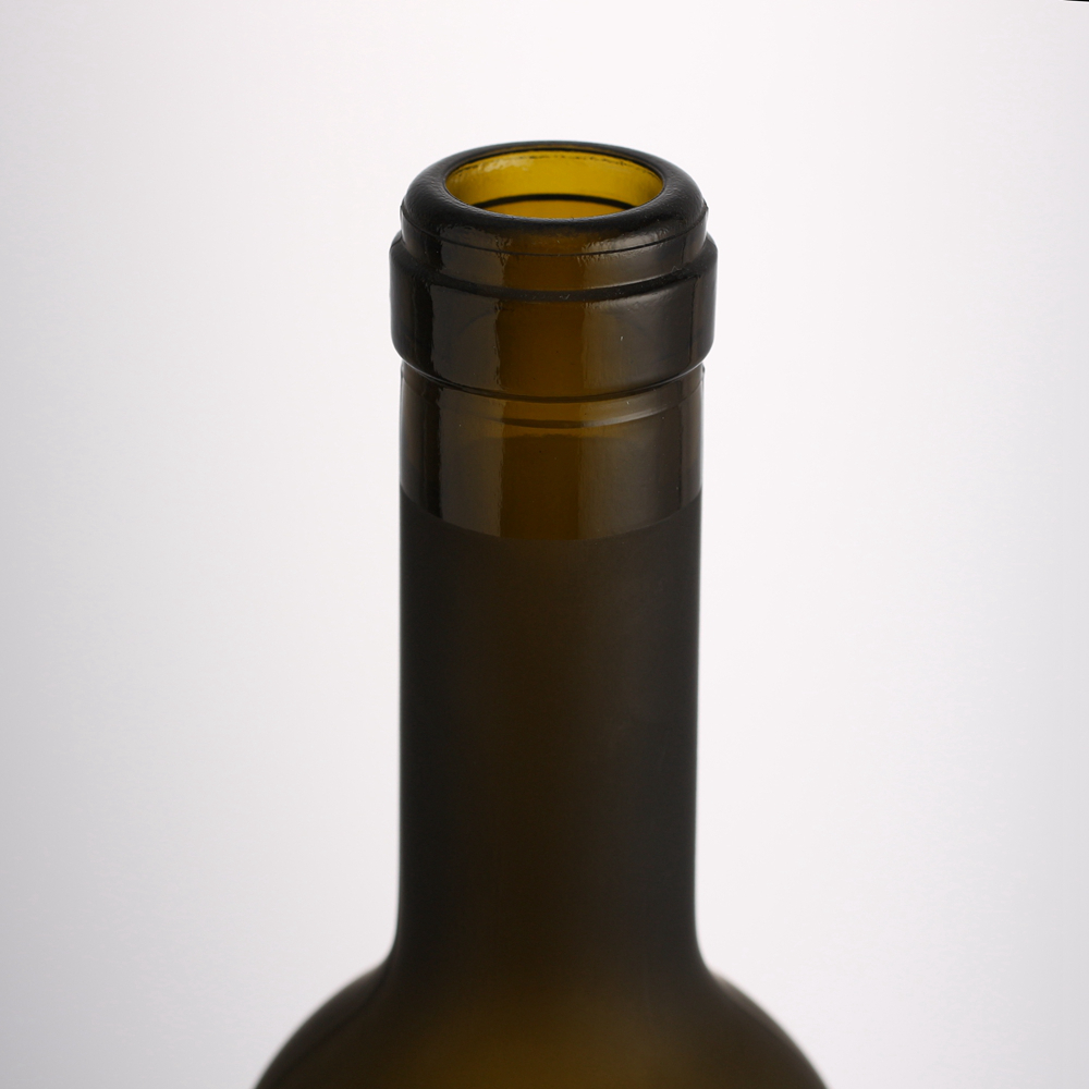 China 500 ml frosted amber glass wine bottle with cork  Supplier, Suppliers