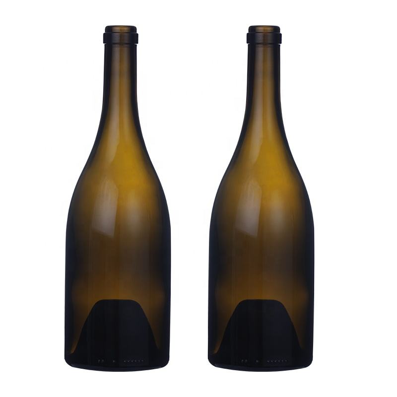 China antique green 990g 750ml burgundy bottle Manufacturers, Supplier