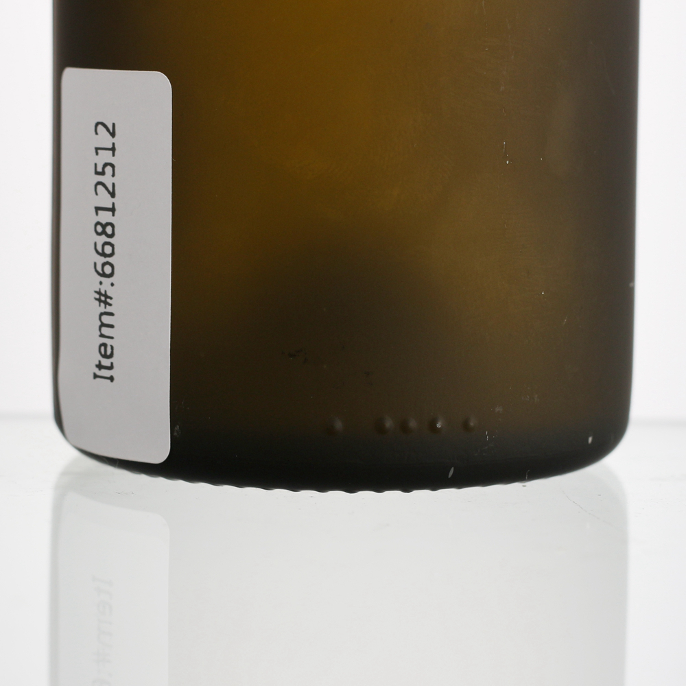 China 500 ml frosted amber glass wine bottle with cork  Supplier, Suppliers