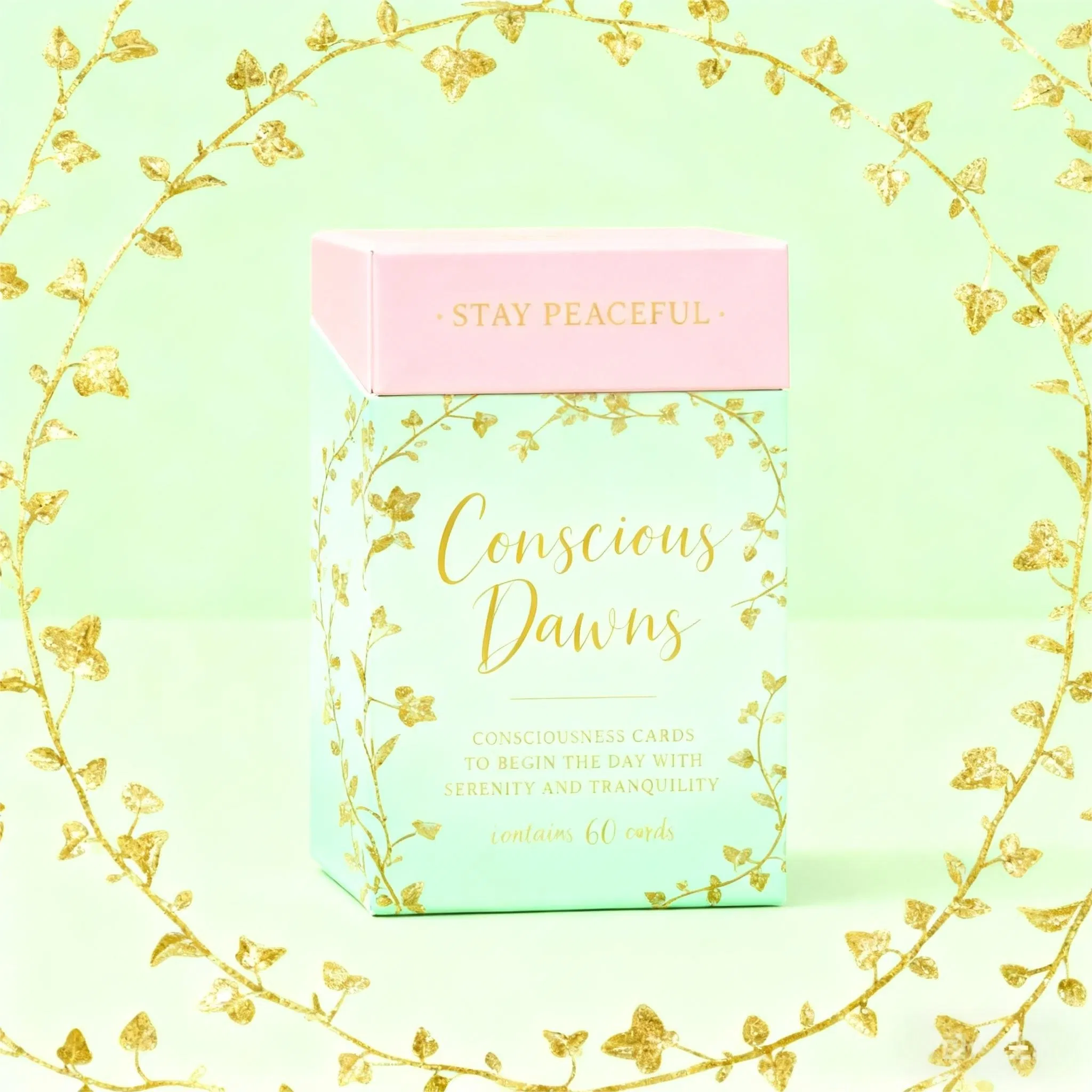 Customized Paper Affirmation Mindful Mental Health Wellness Motivational Playing Cards