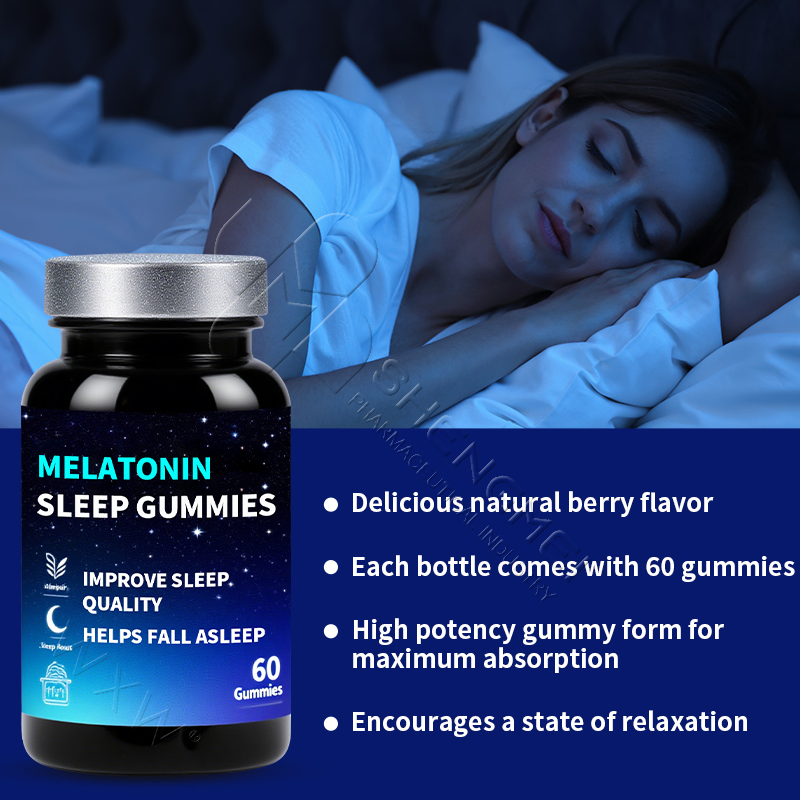 Sleep Aids Supplements for Fast Sleeping Deep Melatonin Sleep Gummies