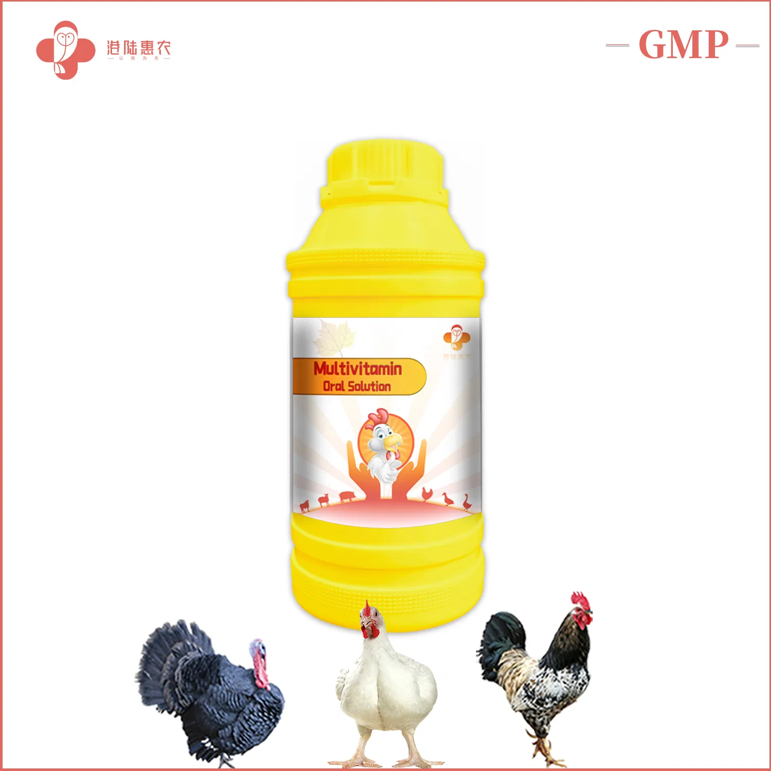 Custom Logo Veterinary Pharmaceutical Chemical Calcium Gluconate Oral Solution 10% 20% Synthetic Chemical Drugs for Poultry and Livestock