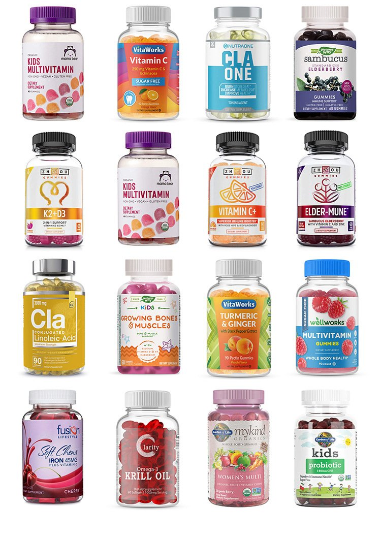 OEM Mushroom Composite Gummies Support Immune Health and Enhance Brain Memory Dietary Supplement Gummies