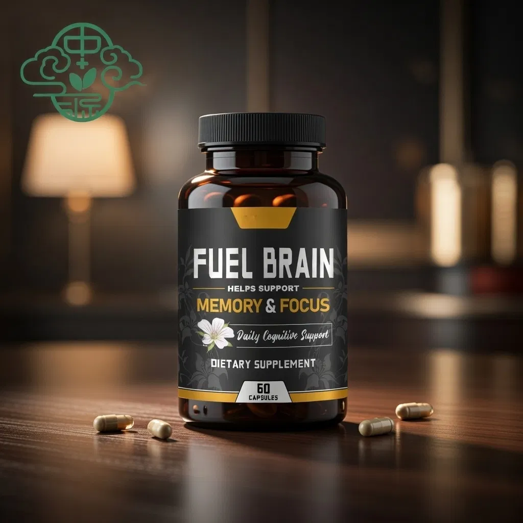 Fuel Brain Capsules Supports Memory Focus Daily Cognitive Dietary Supplement