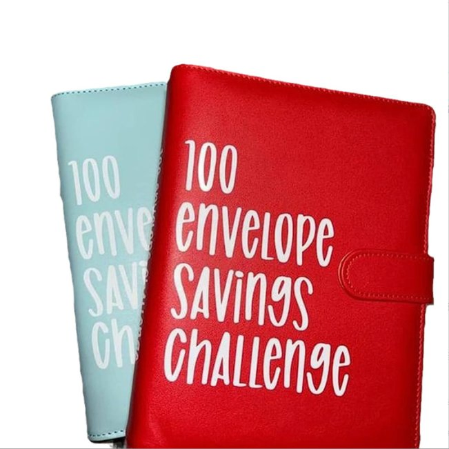 100 Envelope Challenge Binder Health and Wellness Fitness Exercise Weight Loss Healthy Eating Mental Stress Management Meditate
