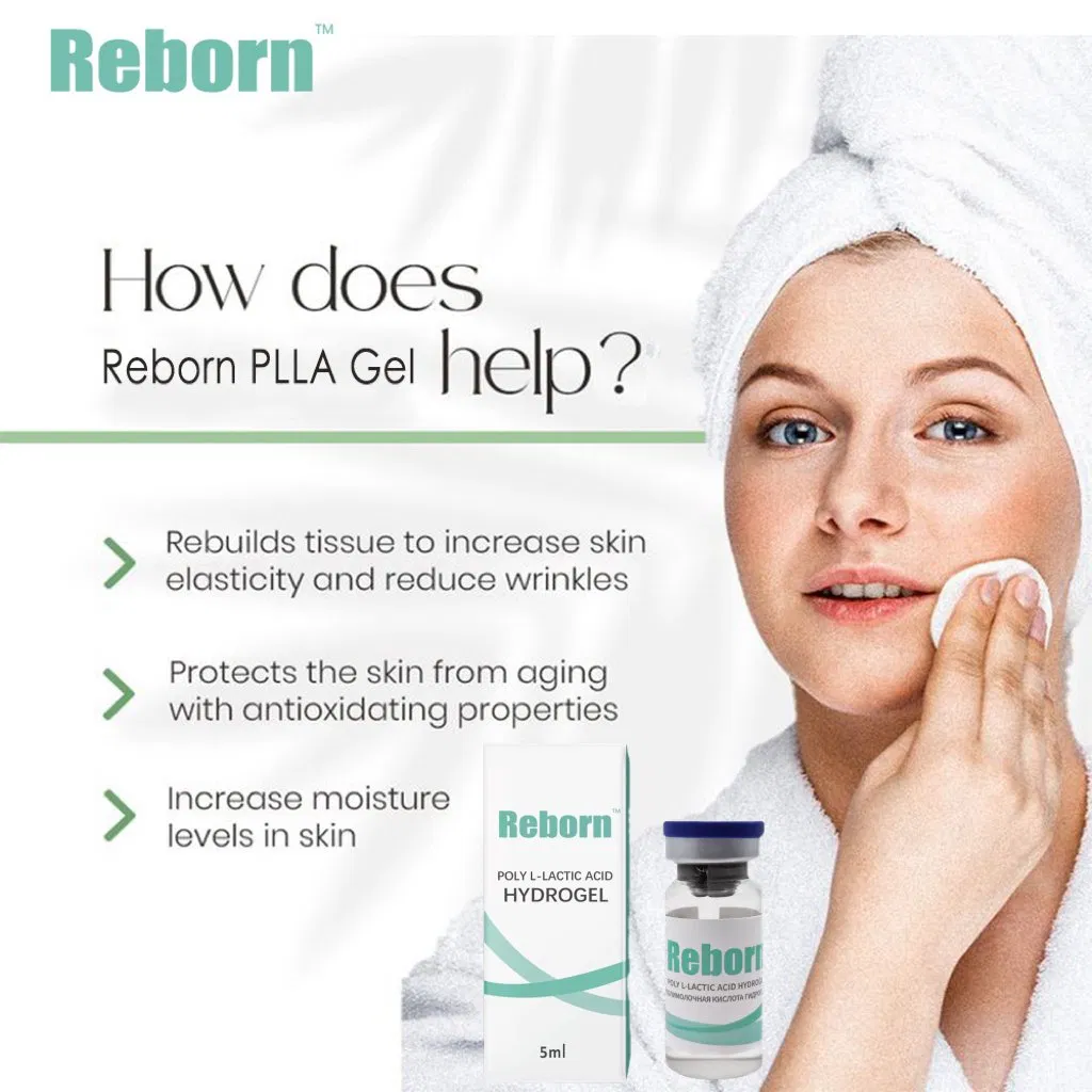 Mesotherapy Product Reborn Plla Hydrogel for Eyes Care Biostimulator 5ml Liquid Gel Results in 5-7 Days for Hydration and Skin Firmness