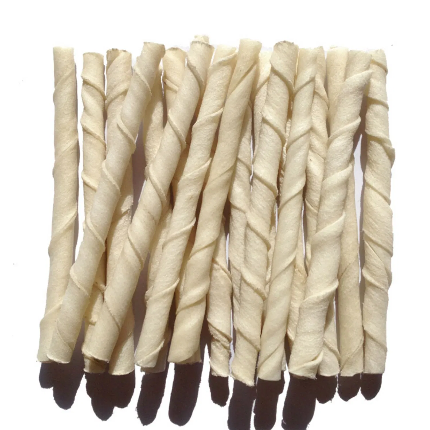 100% Rawhide Chewing Bones Pet Chews Natural Rawhide Knotted Bone