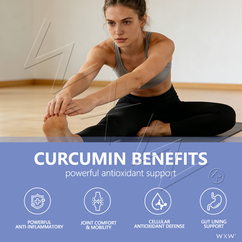 Natural Anti-Inflammation Curcumin Softgels for Effective Pain Relief