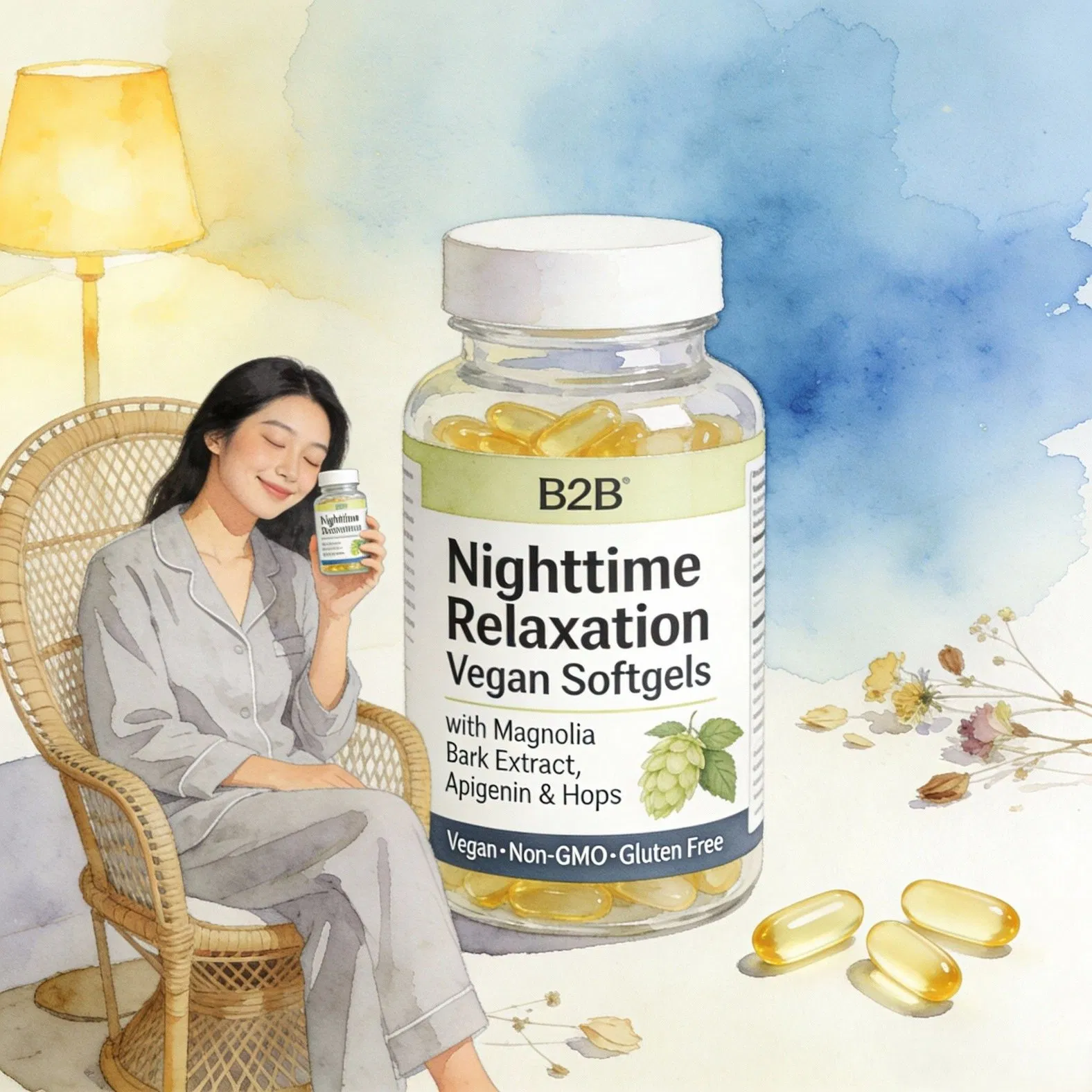 Brain Energy &amp; Focus Capsules with Lion's Mane, Bacopa &amp; Citicoline (plant-based)