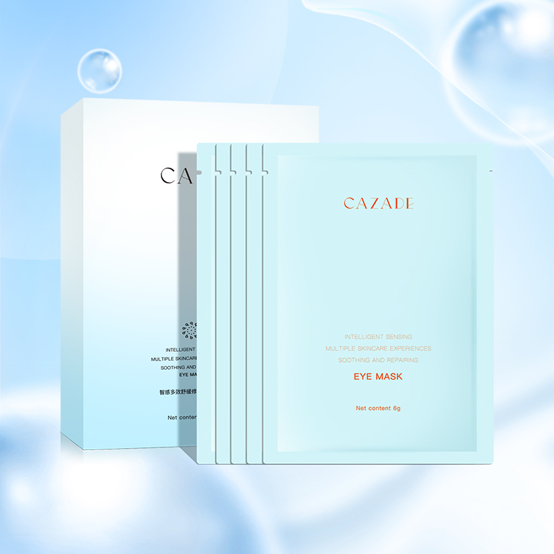 Custom Wholesale Smart Sensory Eye Sheet Mask Reduces Dark Circles Alleviates Puffiness Hydrates &amp; Moisturizes Improves Skin Elasticity Eye Care