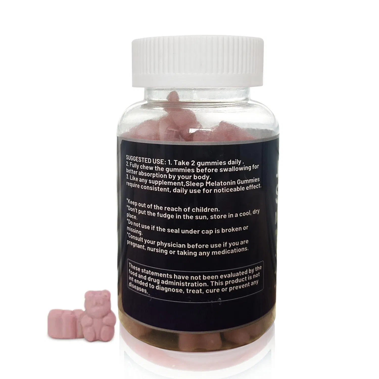 Sleep Melatonin Gummies Healthcare Bedtime Supplement for Sleep Aid and Calms Mind