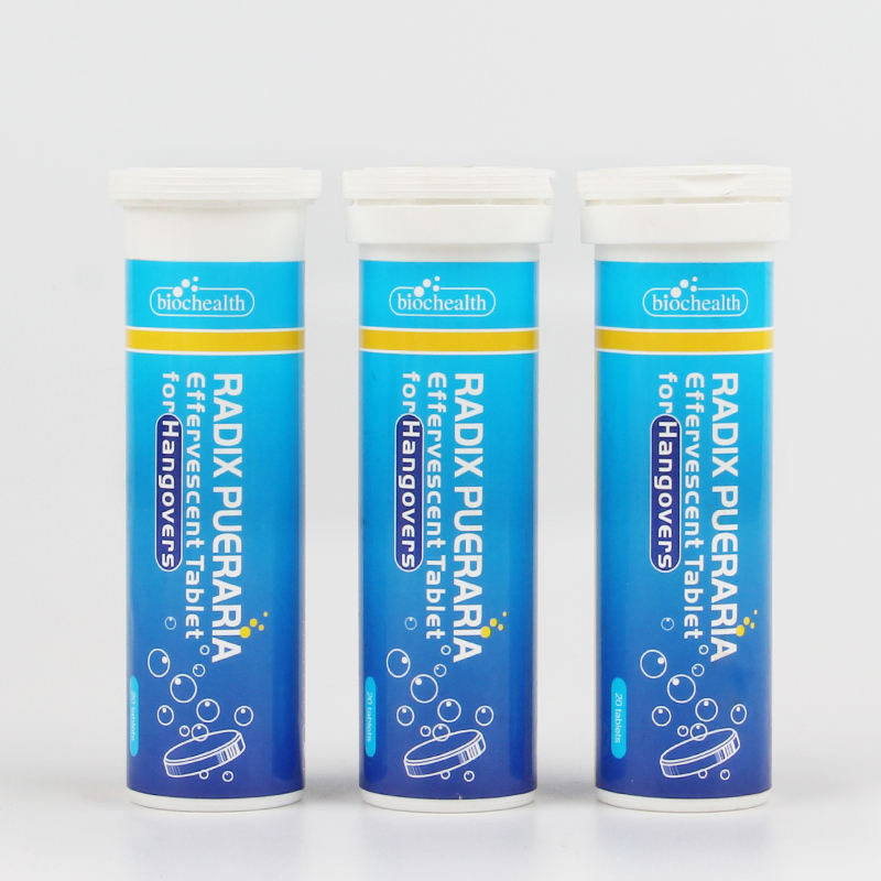 Biochealth GMP Halal Herbal Liver Support Supplement Milk Thistle (Silymarin) Anti Hangover Effervescent Tablets