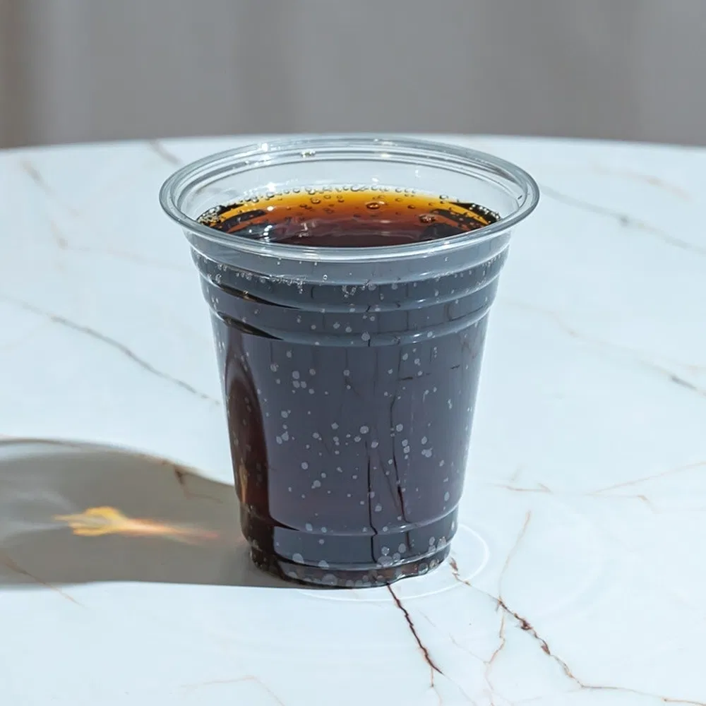 Pet R-Pet Material Disposable Plastic Juice Boba Drink Cold Beverage Cup