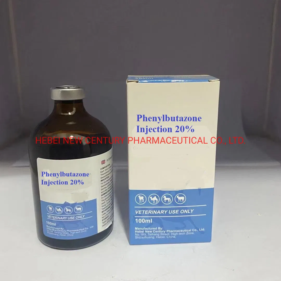 Phenylbutazone Injection 20% for Animal Medicine