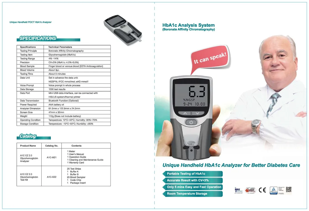 Unique Hand Held Hba1c Analyzer for Better Diabetes Care