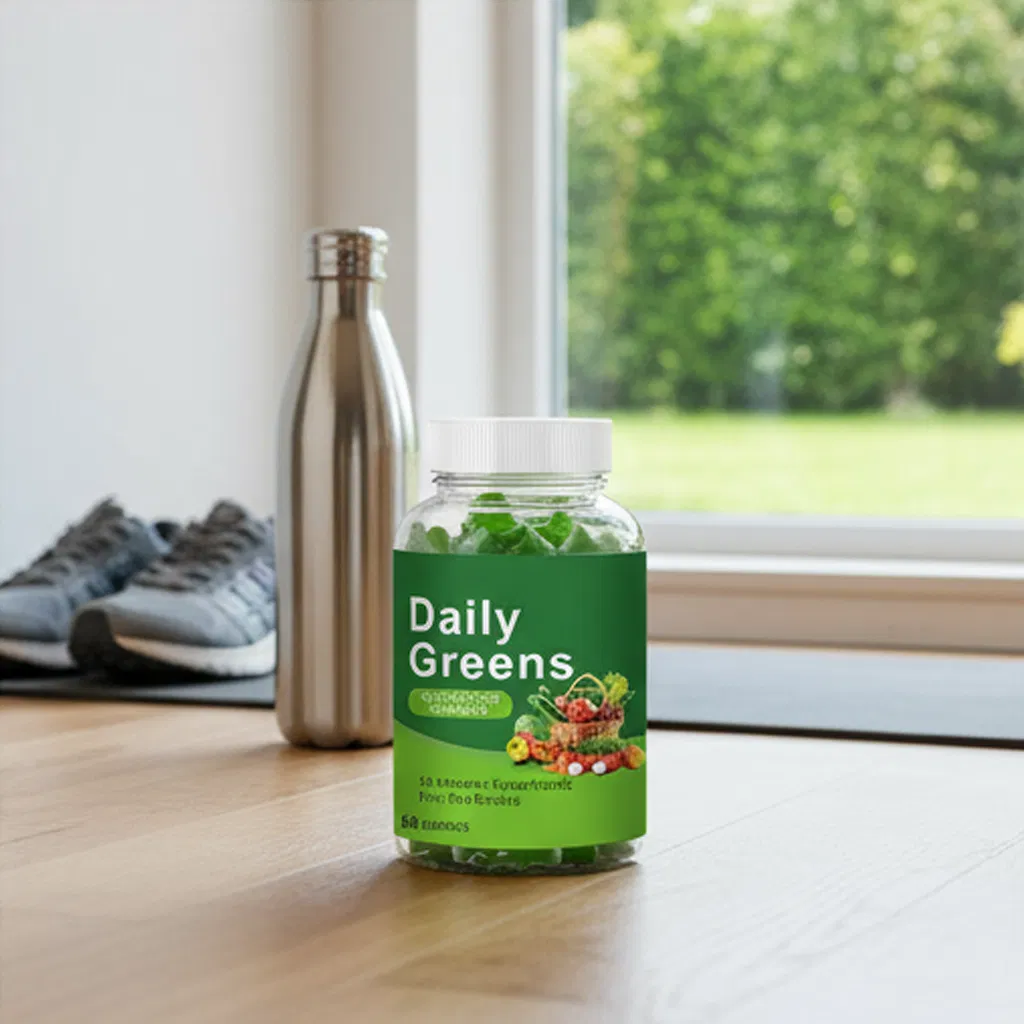 Private Label Adults Supplement Natura Weight Loss for Support Immune Food Green Super Greens and Reds Superfood Gummies