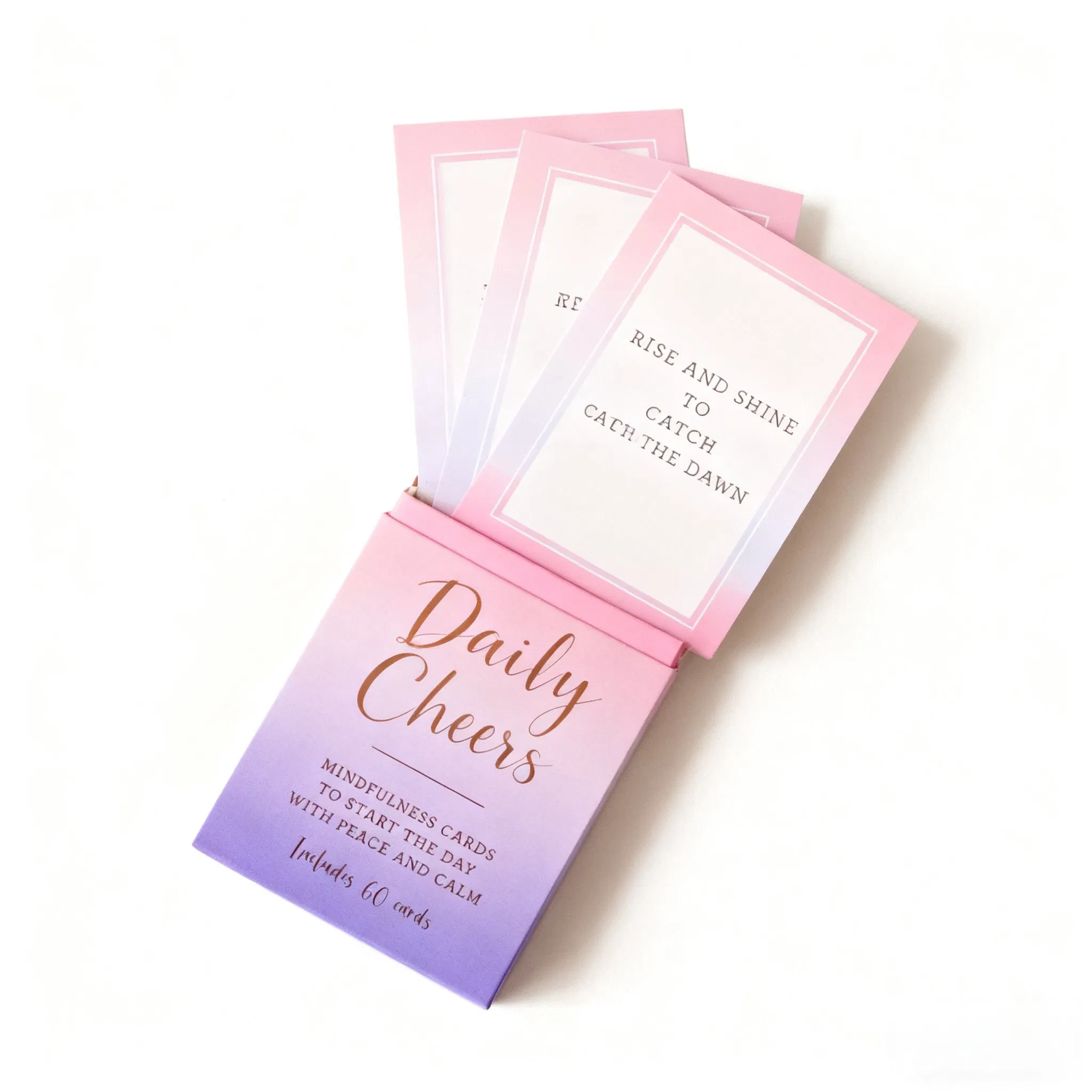 Customized Paper Affirmation Mindful Mental Health Wellness Motivational Playing Cards