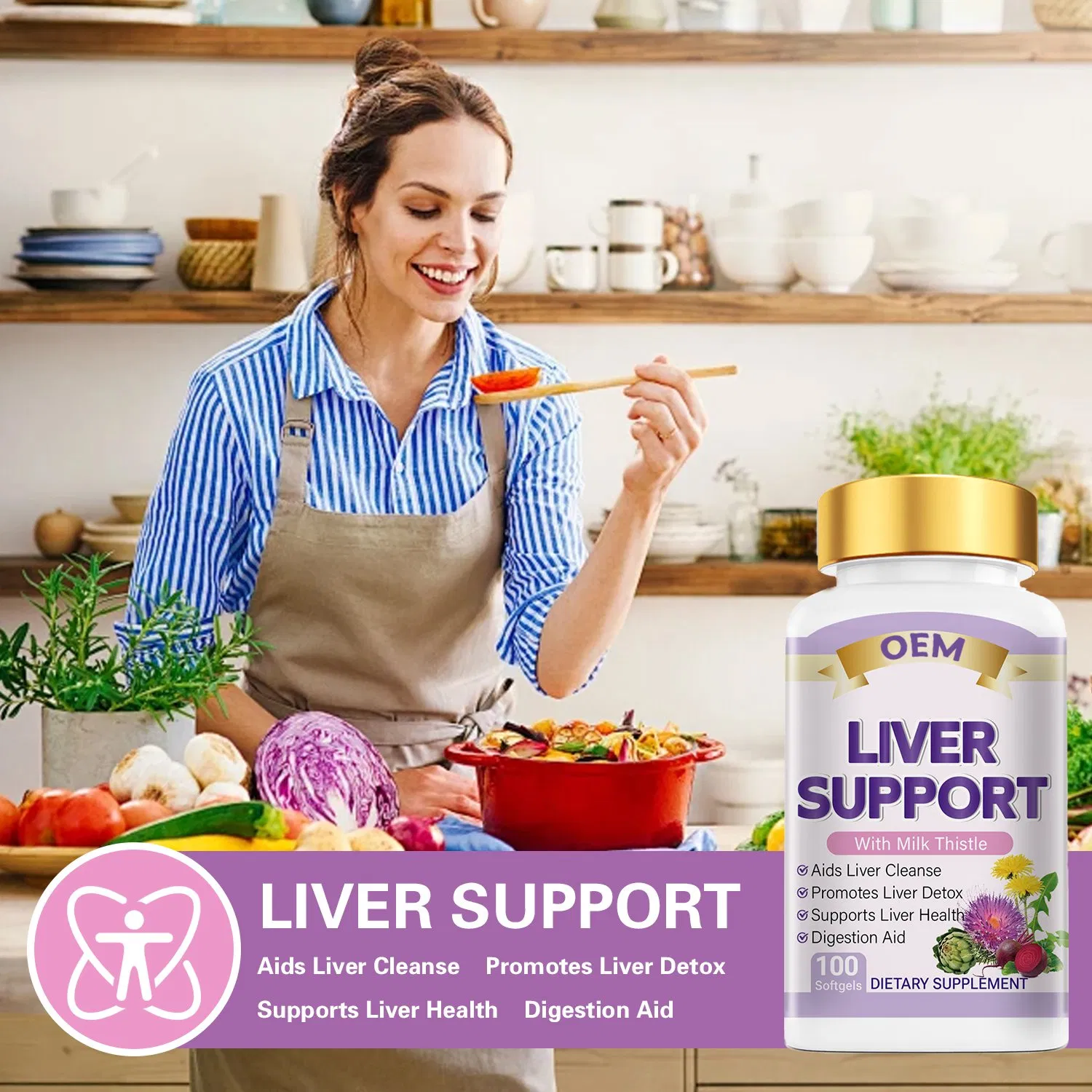 Natural Liver Support Supplement for Optimal Function and Well-Being