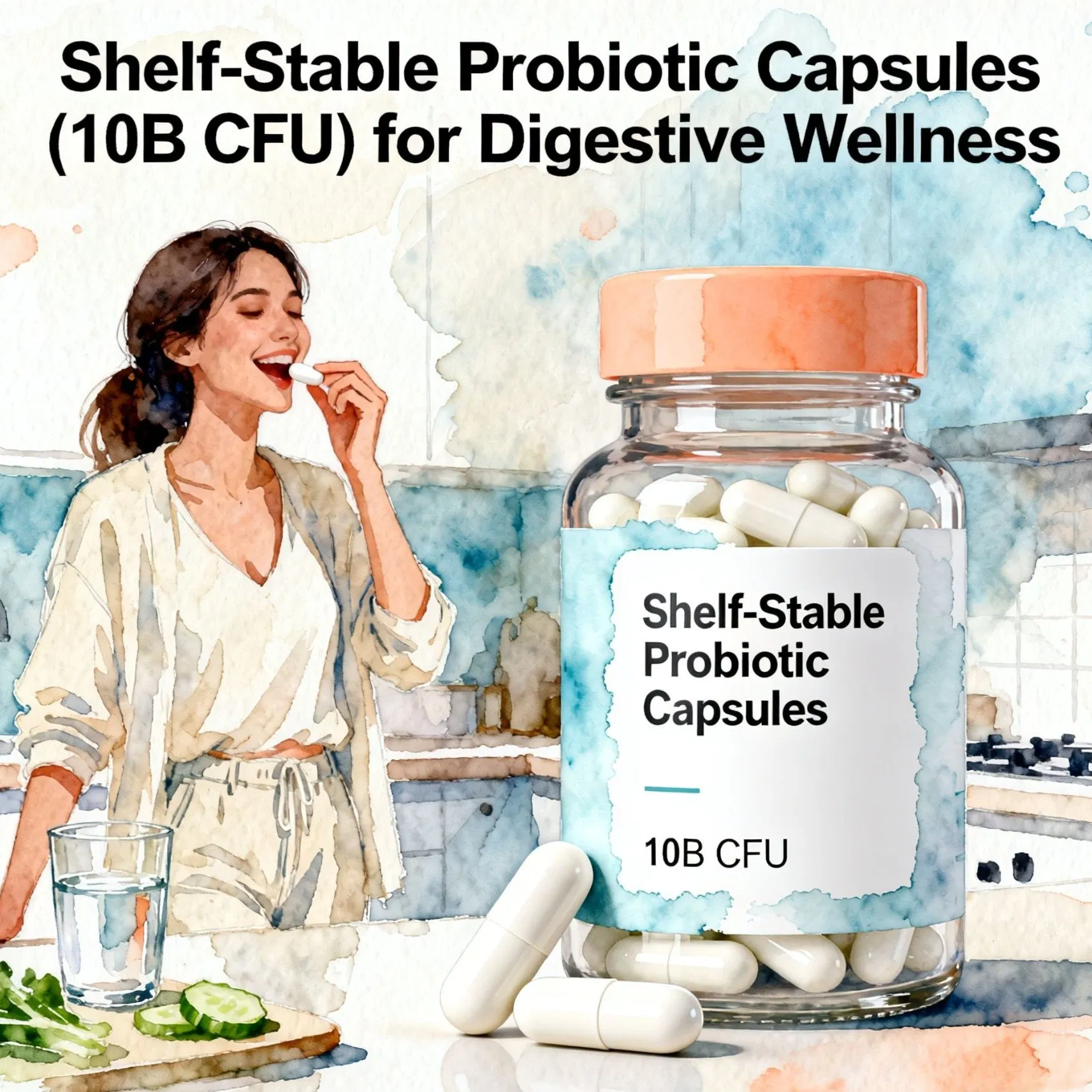 Black Cohosh and Red Clover Hard Capsules for Menopause Comfort &amp; Hormone Support