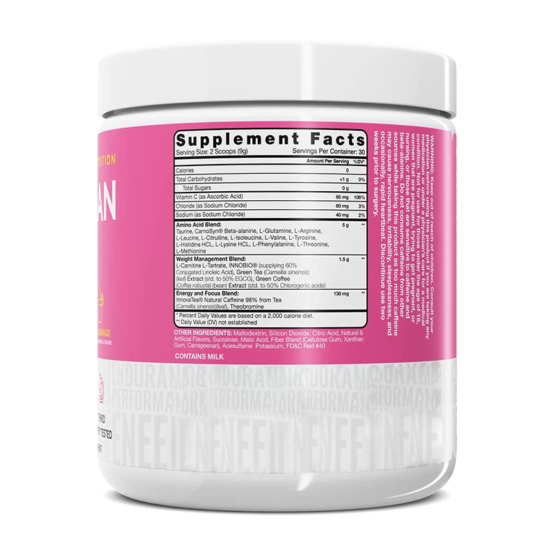 OEM/ODM Fitness Enthusiasts Specific Export Grade Compliant Amino Acids Zero Sugar Weight Management Energy Powder