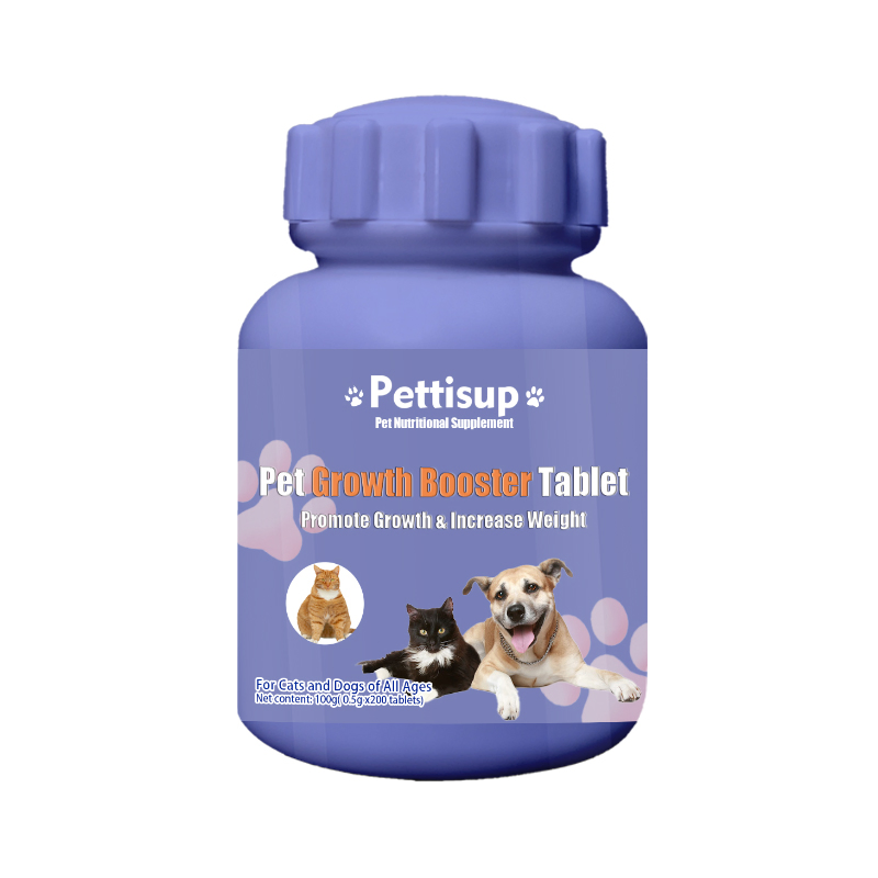 Pet Nutrition Supplement Gut Health Snacks Immune System Tablets Pet Growth Support Tablets Weight Gain for Pet