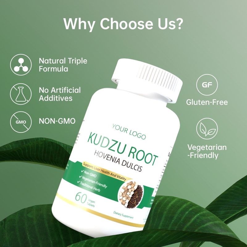 Custom Milk Thistle Tablet with Kudzu Root, Hovenia Dulcis Chinese Herb Extract Supplement