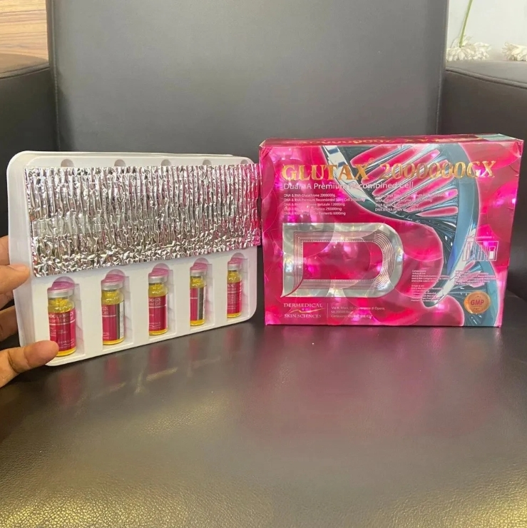 Italian IV Glutathione Injection Glutax 2000000 Glutax 750000 Glutax 70000 Lightening Whitening Skin Care Cindella Luthionecell Absorption Injection Products