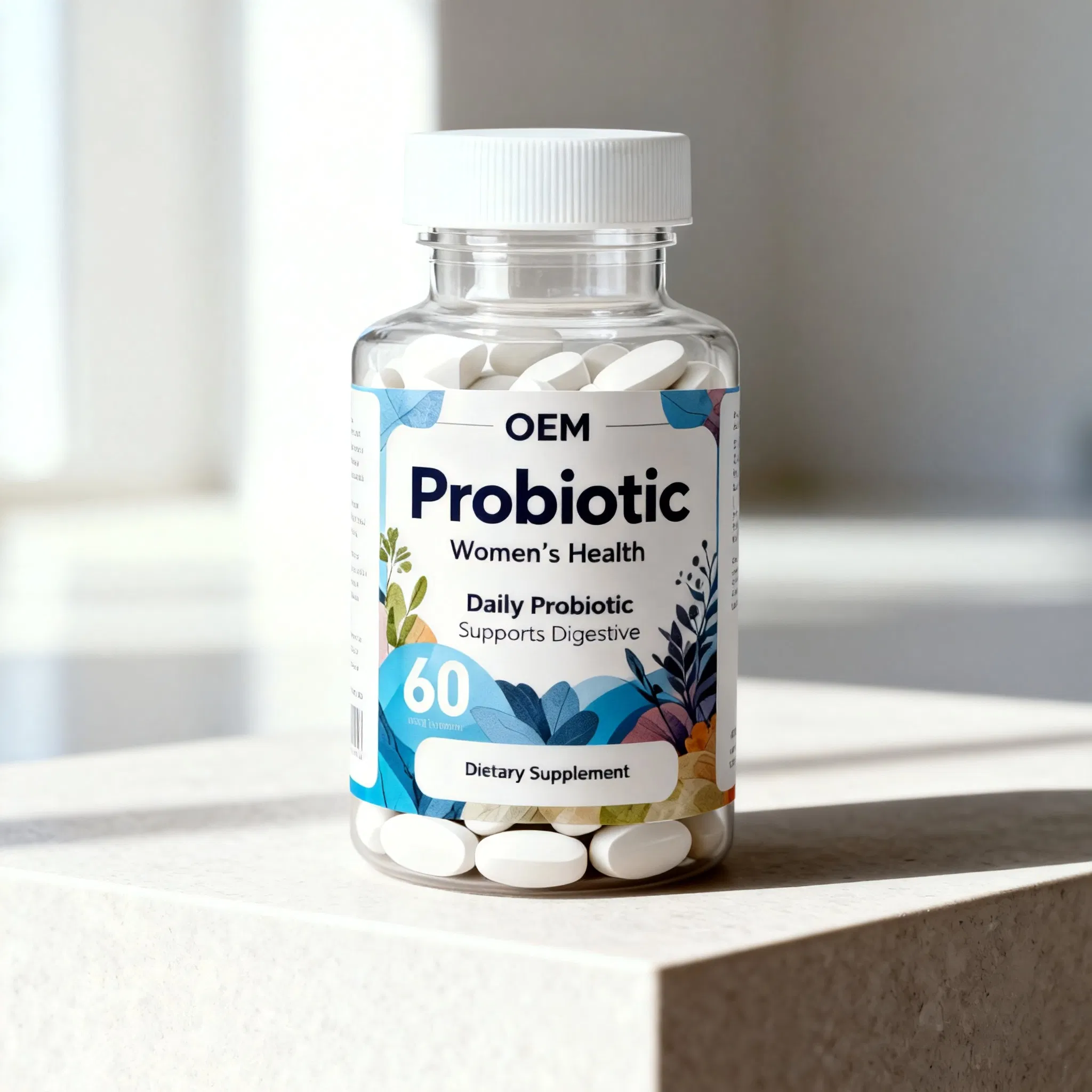 Probiotic Tablets for Immune Support Daily Microbiome Balance Wholesale OEM Healthcare Product