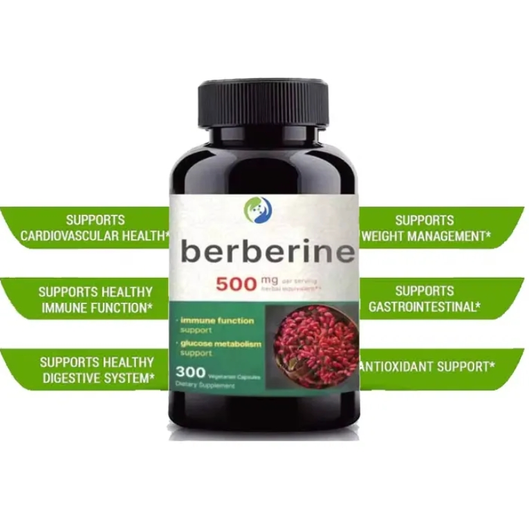 OEM Herbal Extract Weight Management Berberine Hydrochloride HCl Supplements Berberine Capsule