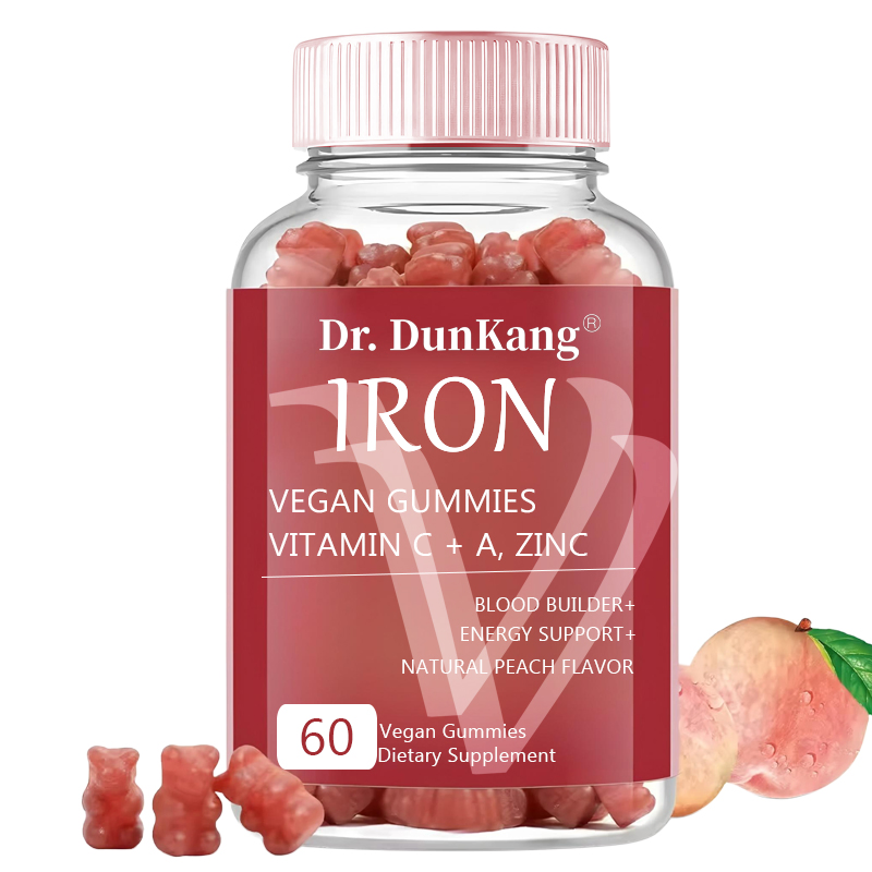 OEM/ODM Vitamin C Dietary Supplement Blood Builder Booster Iron Improve Blood Circulation Gummies