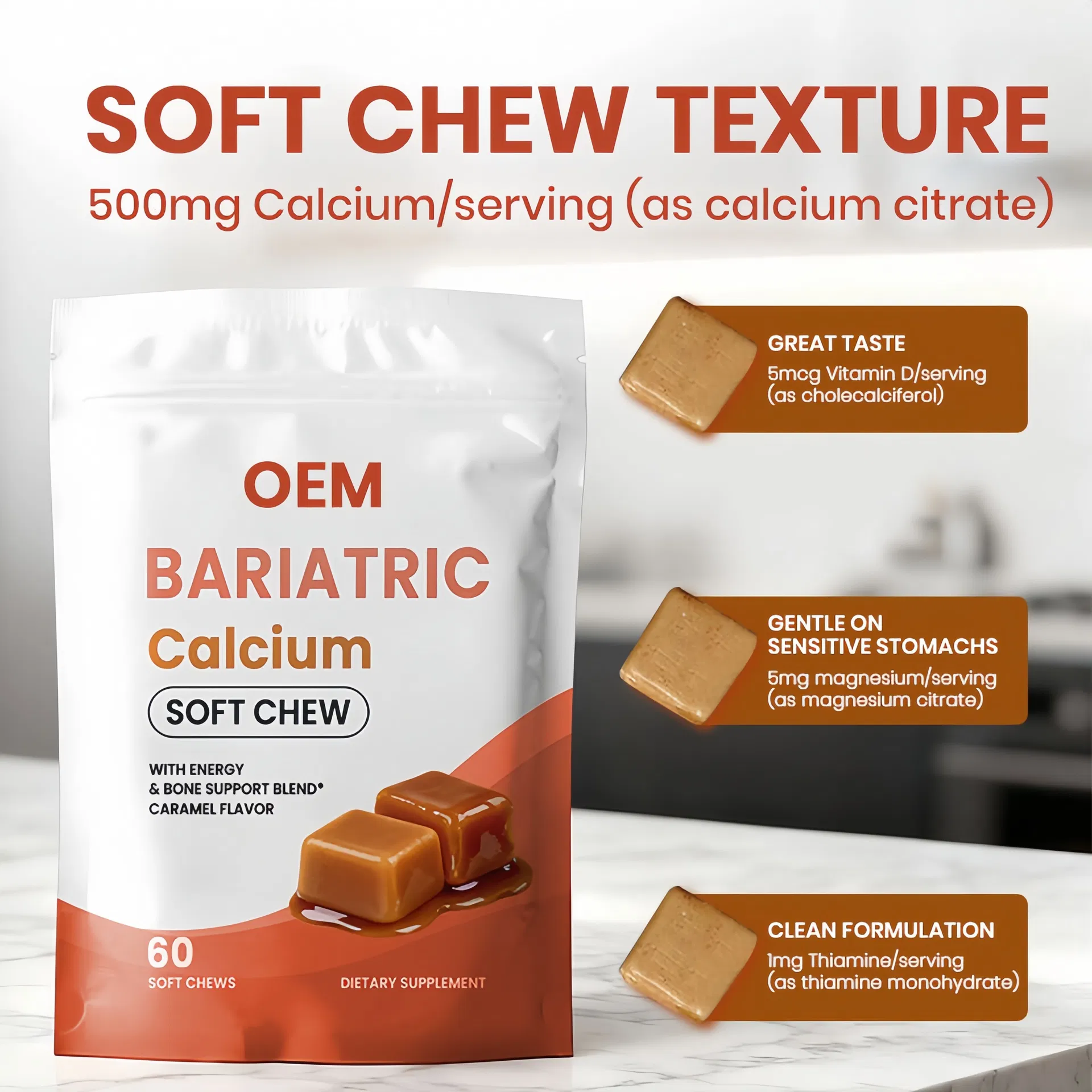 Calcium Soft Chews Display