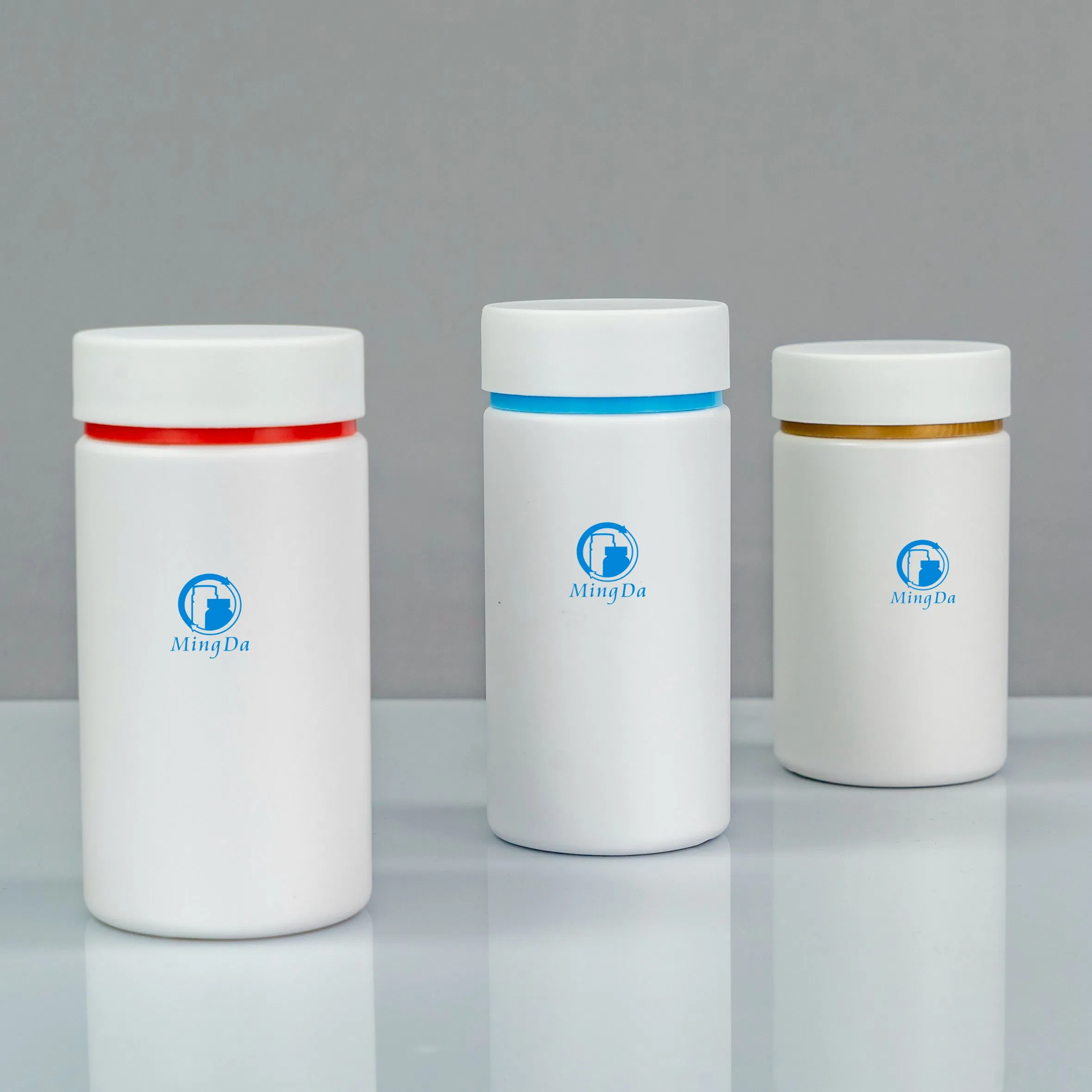 HDPE Cylindrical Probiotics Products Coq10 Calcium Capsules 300 500 750 Ml Bottle Beauty Support Vitamins Immune Products Colorful Big Containers