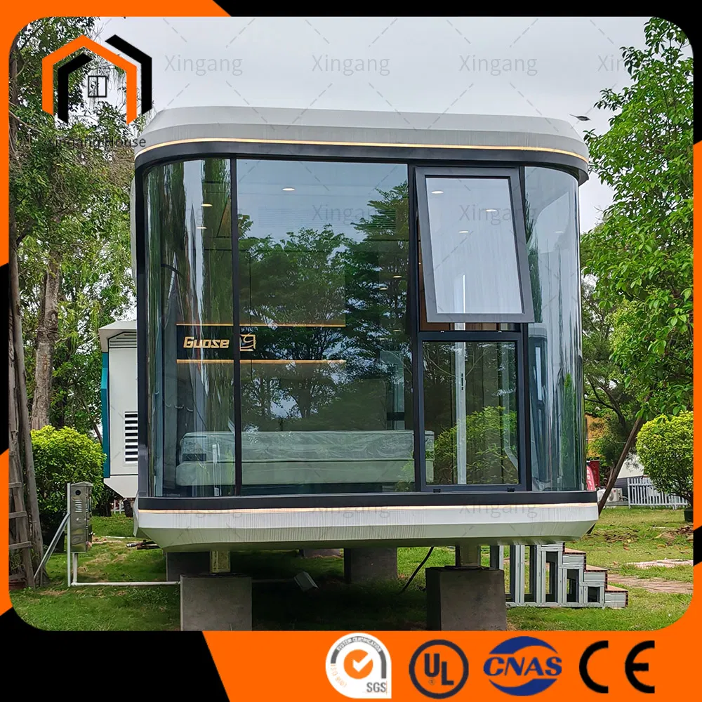 Luxury Prefabricated House for Cold Areas Container House Fully Equipped High Capacity Tiny House Capsule House