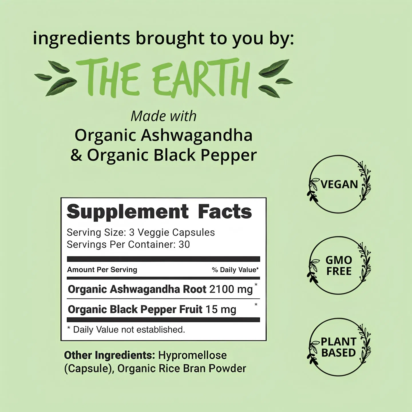 OEM/ODM Private Label Vegetarian Ashwagandha Gum 3000mg Sleep Aid Pills Stress Reduction Energy Supplement