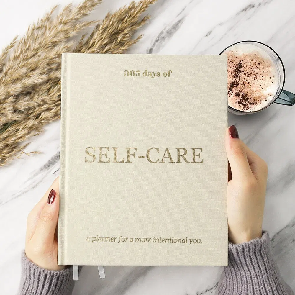Self Care Positive Motivational Wellness Mental Health Journal Meal Planner Affirmation Notebook for Woman
